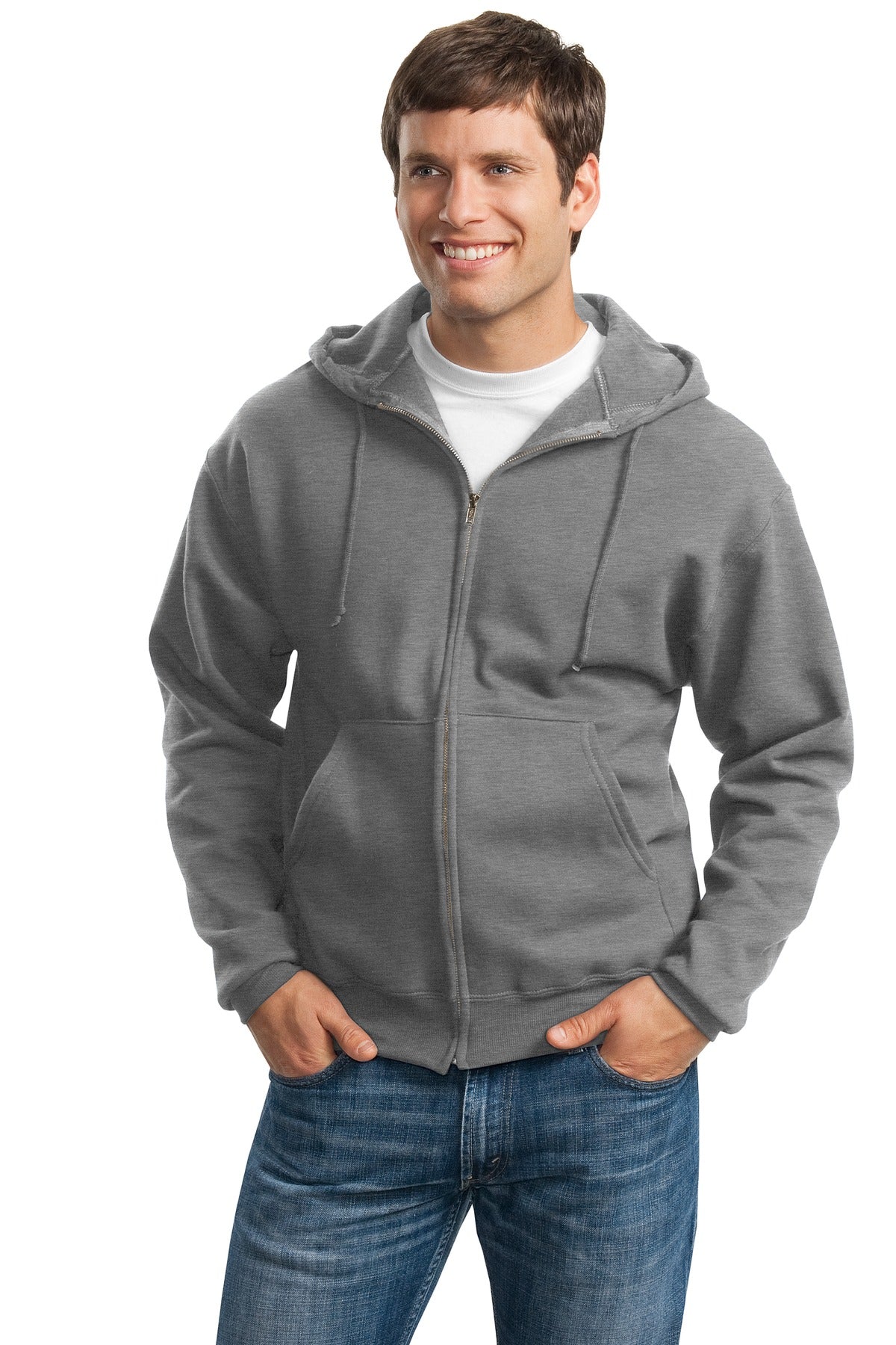 JERZEES® Super Sweats® NuBlend® - Full-Zip Hooded Sweatshirt.  4999M