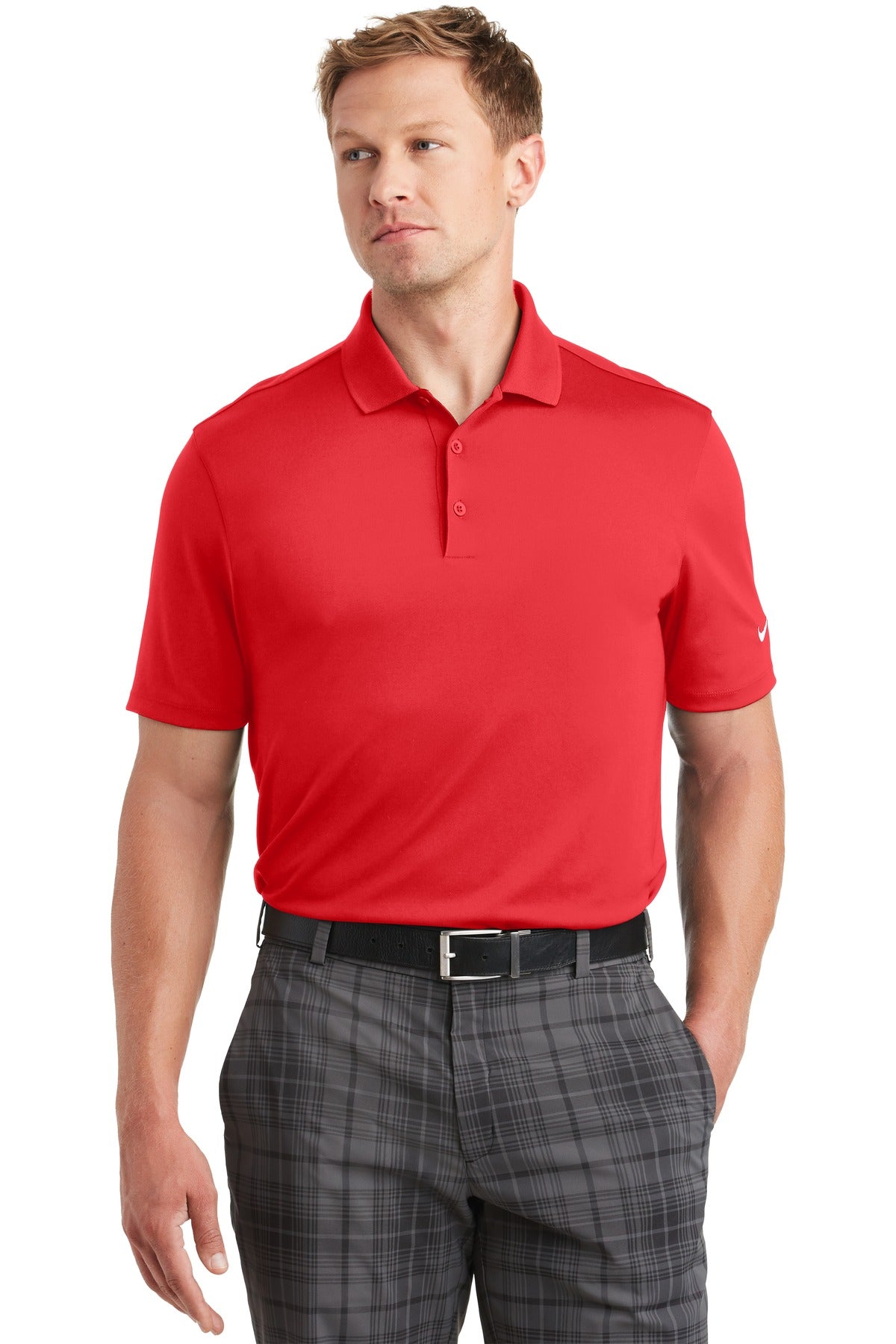 Nike Dri-FIT Classic Fit Players Polo with Flat Knit Collar. 838956