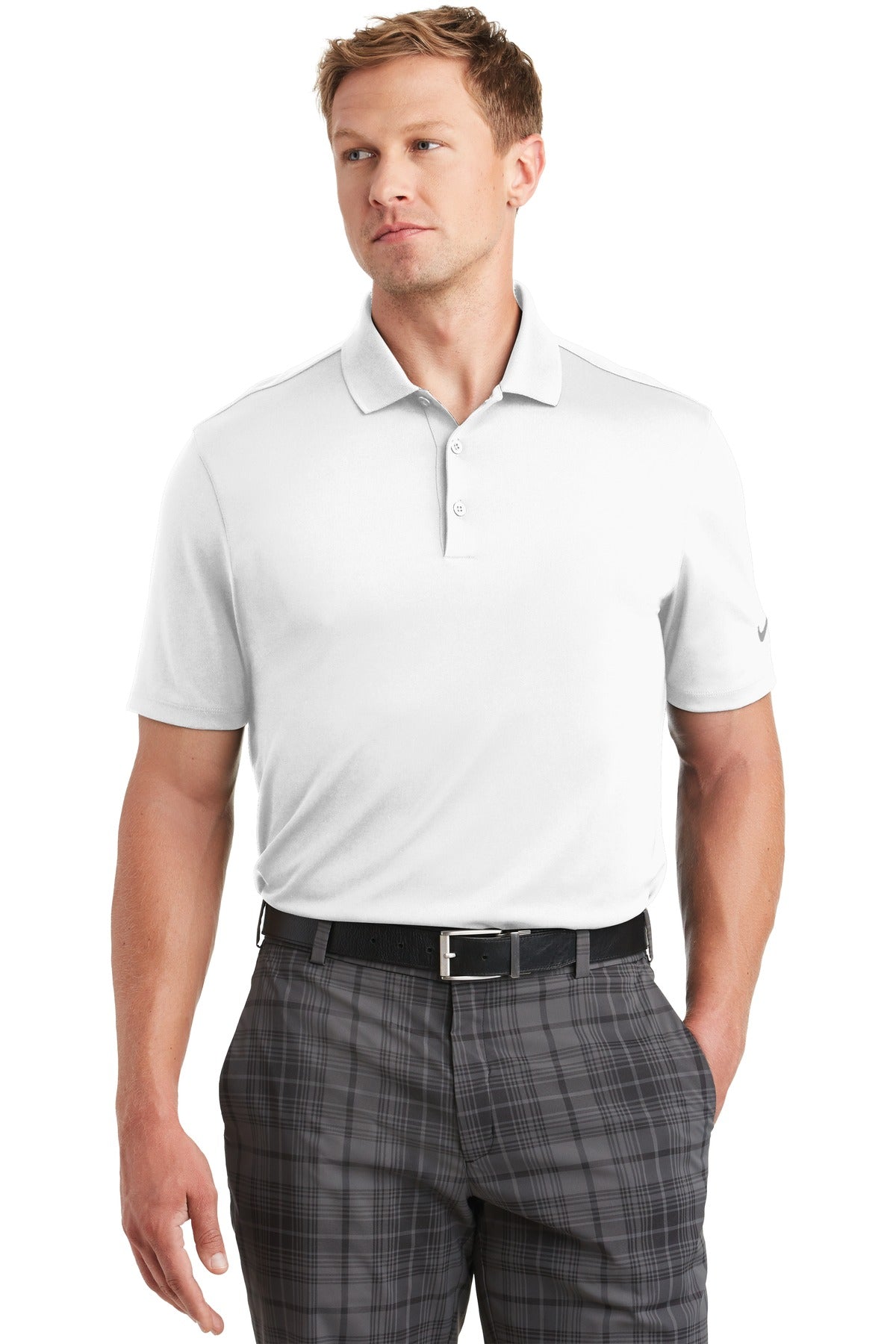 Nike Dri-FIT Classic Fit Players Polo with Flat Knit Collar. 838956