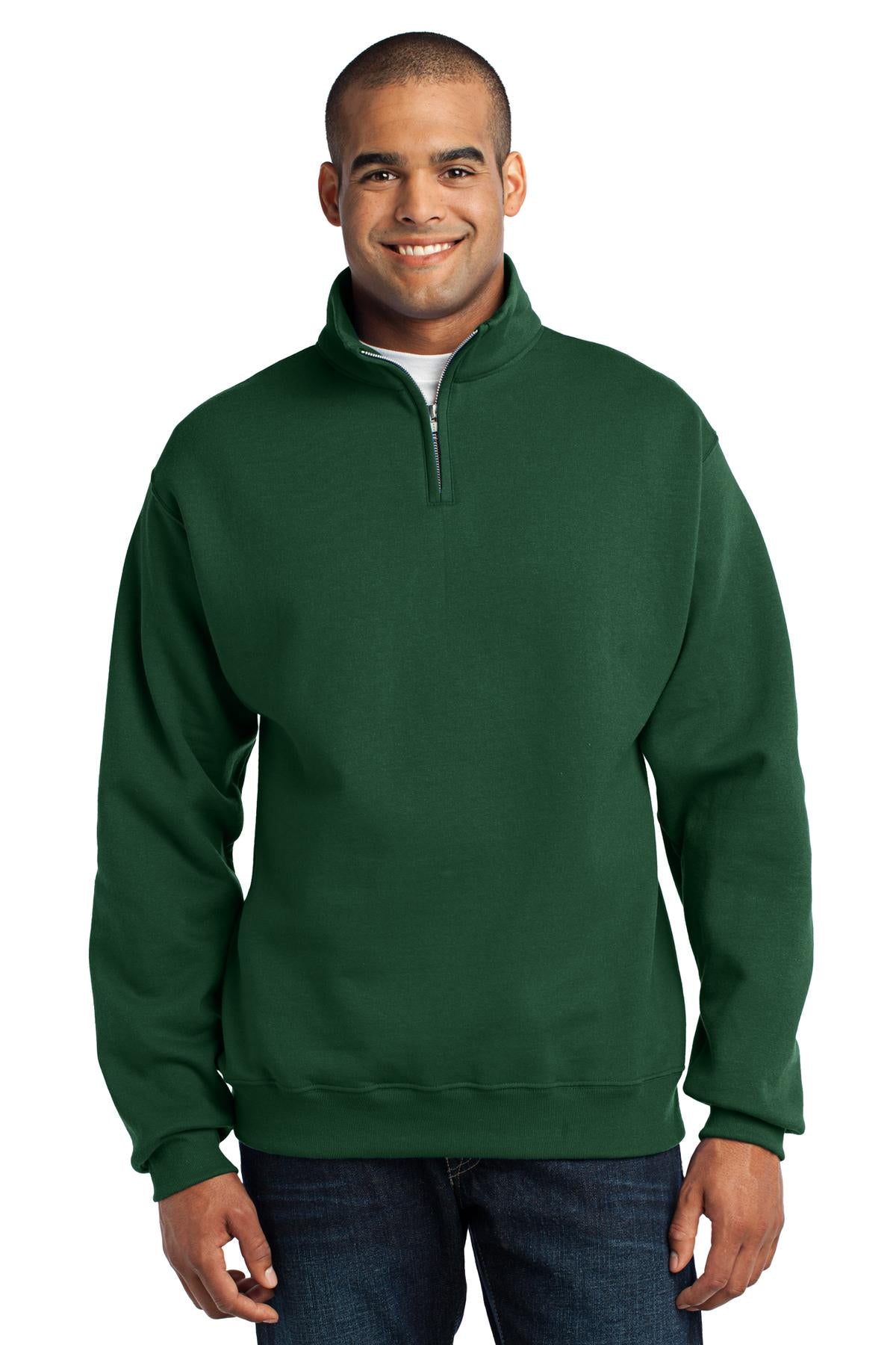 JERZEES® - NuBlend® 1/4-Zip Cadet Collar Sweatshirt. 995M