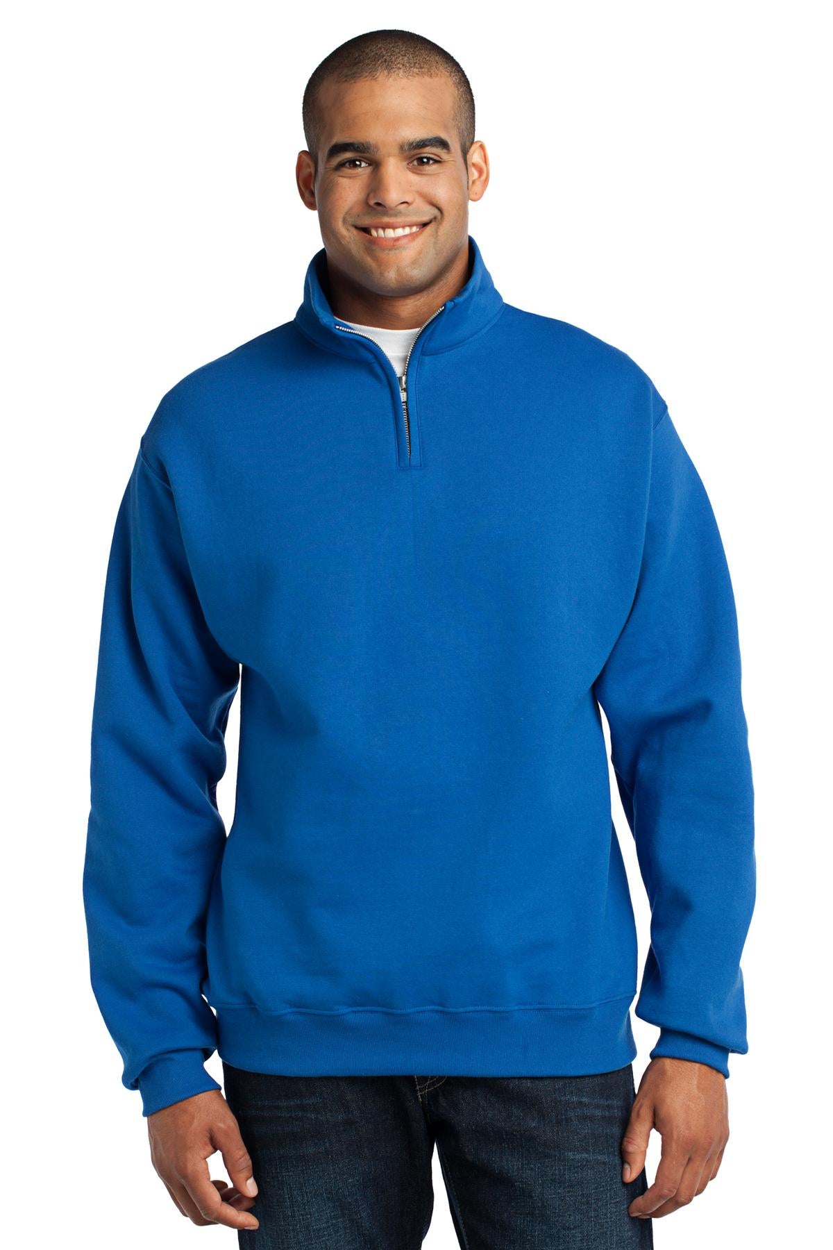 JERZEES® - NuBlend® 1/4-Zip Cadet Collar Sweatshirt. 995M