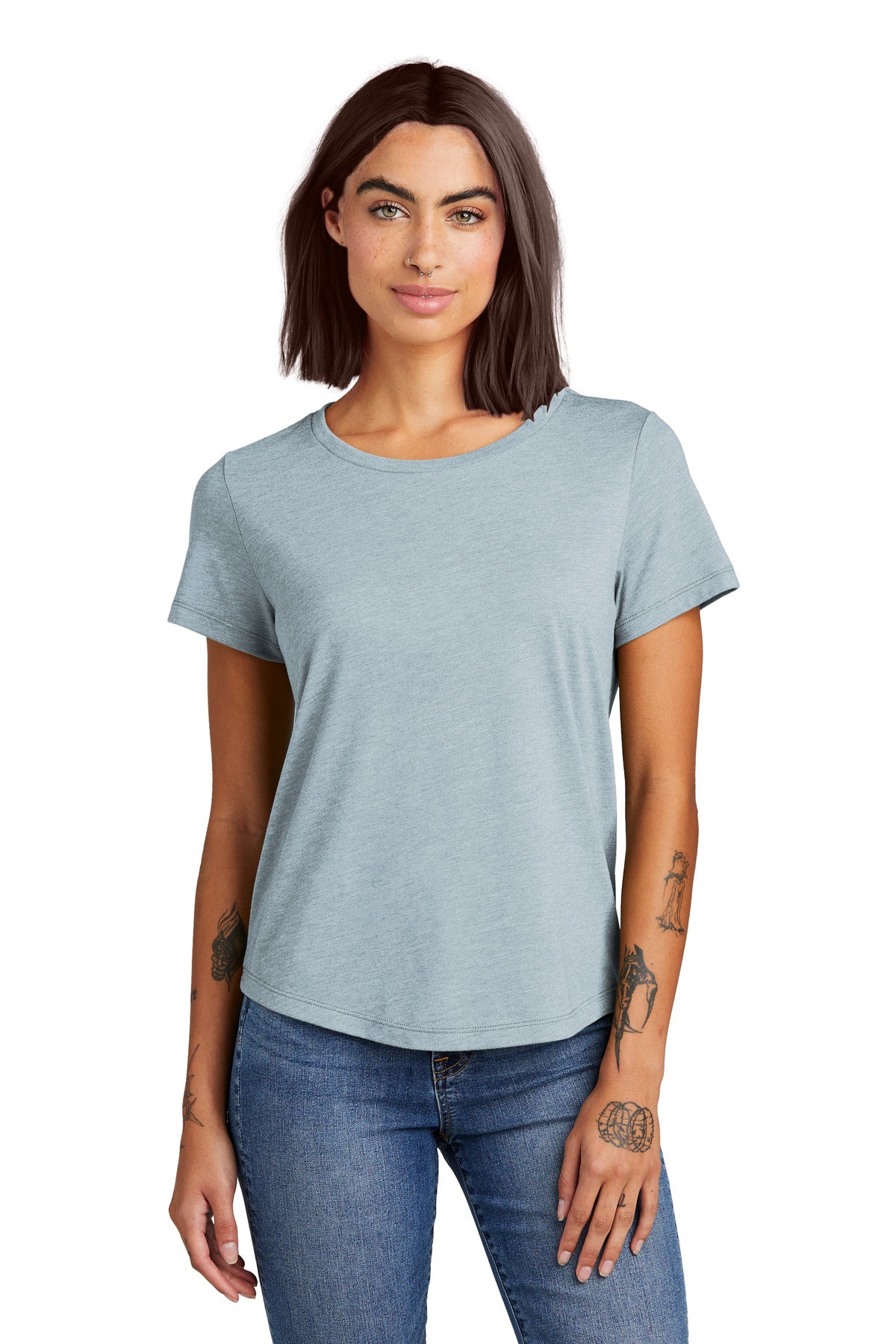 Allmade® Women's Relaxed Tri-Blend Scoop Neck Tee AL2015