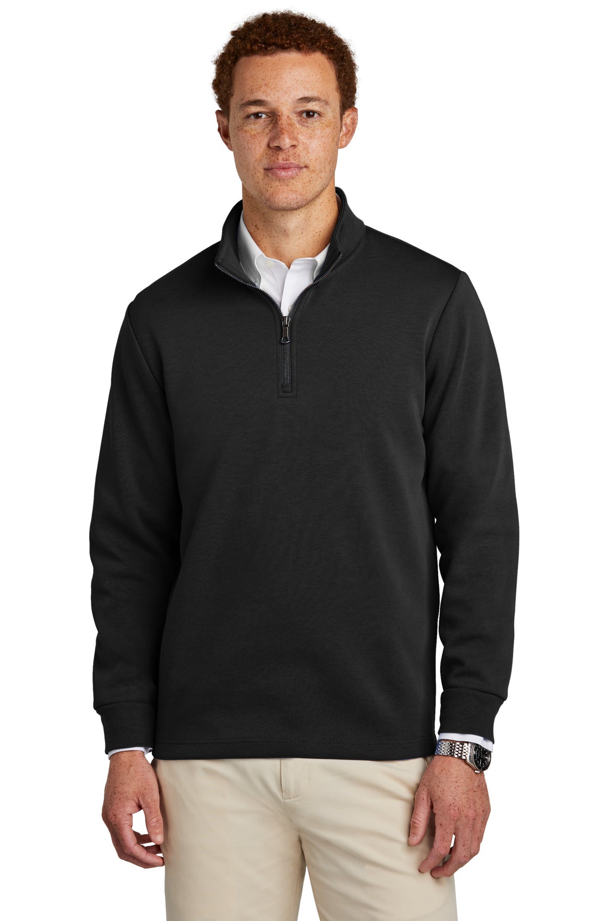 Brooks Brothers® Double-Knit 1/4-Zip BB18206