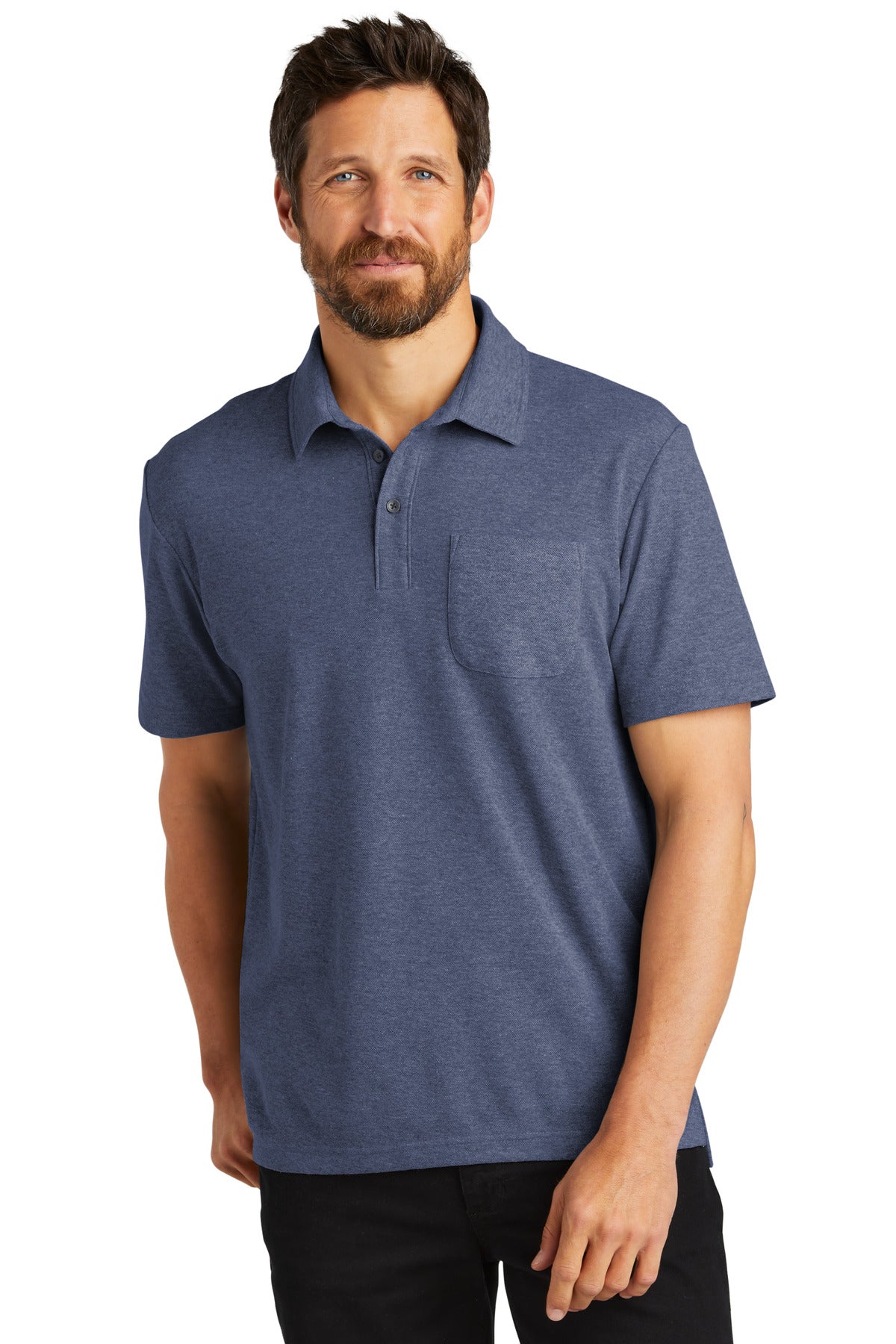 Port Authority® C-FREE™ Cotton Blend Pique Pocket Polo K868