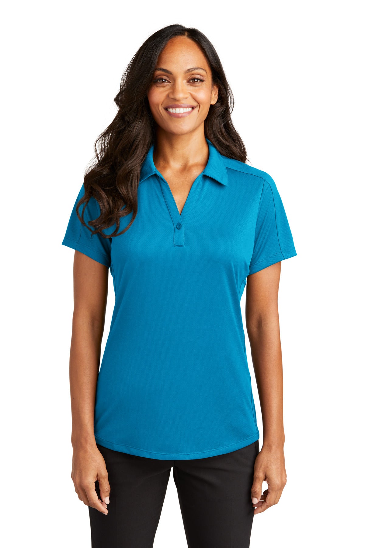 Port Authority® Ladies Diamond Jacquard Polo. L569