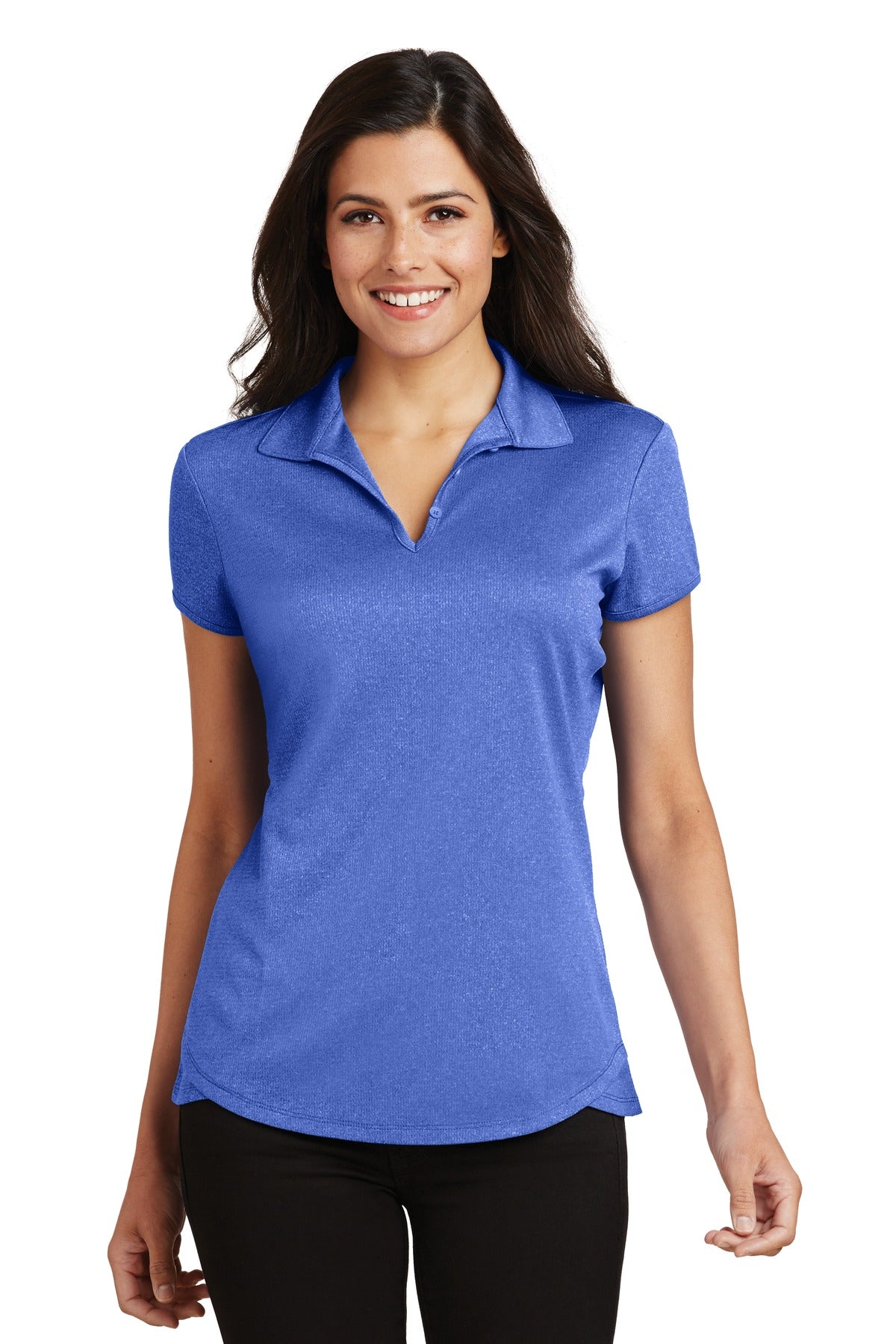 Port Authority® Ladies Trace Heather Polo. L576