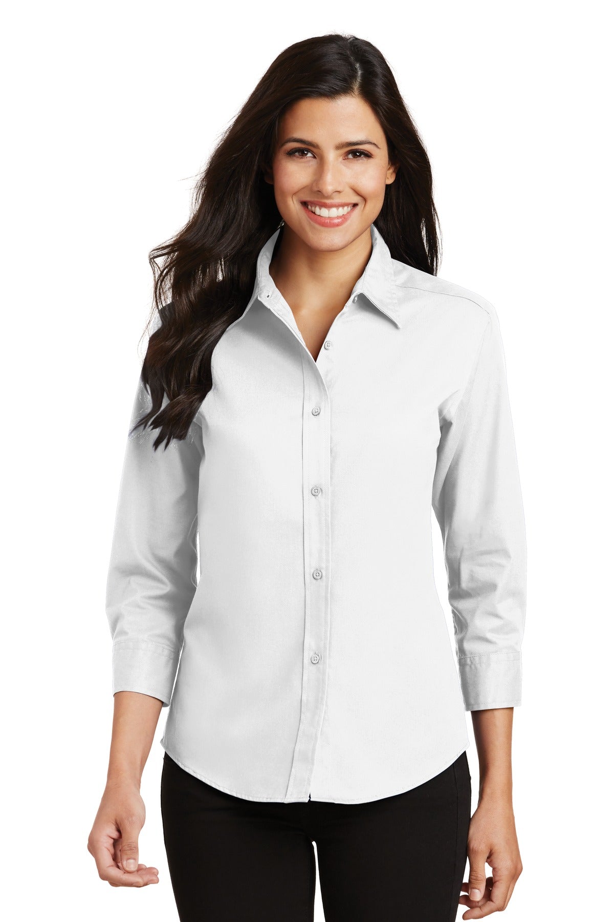 Port Authority® Ladies 3/4-Sleeve Easy Care Shirt. L612