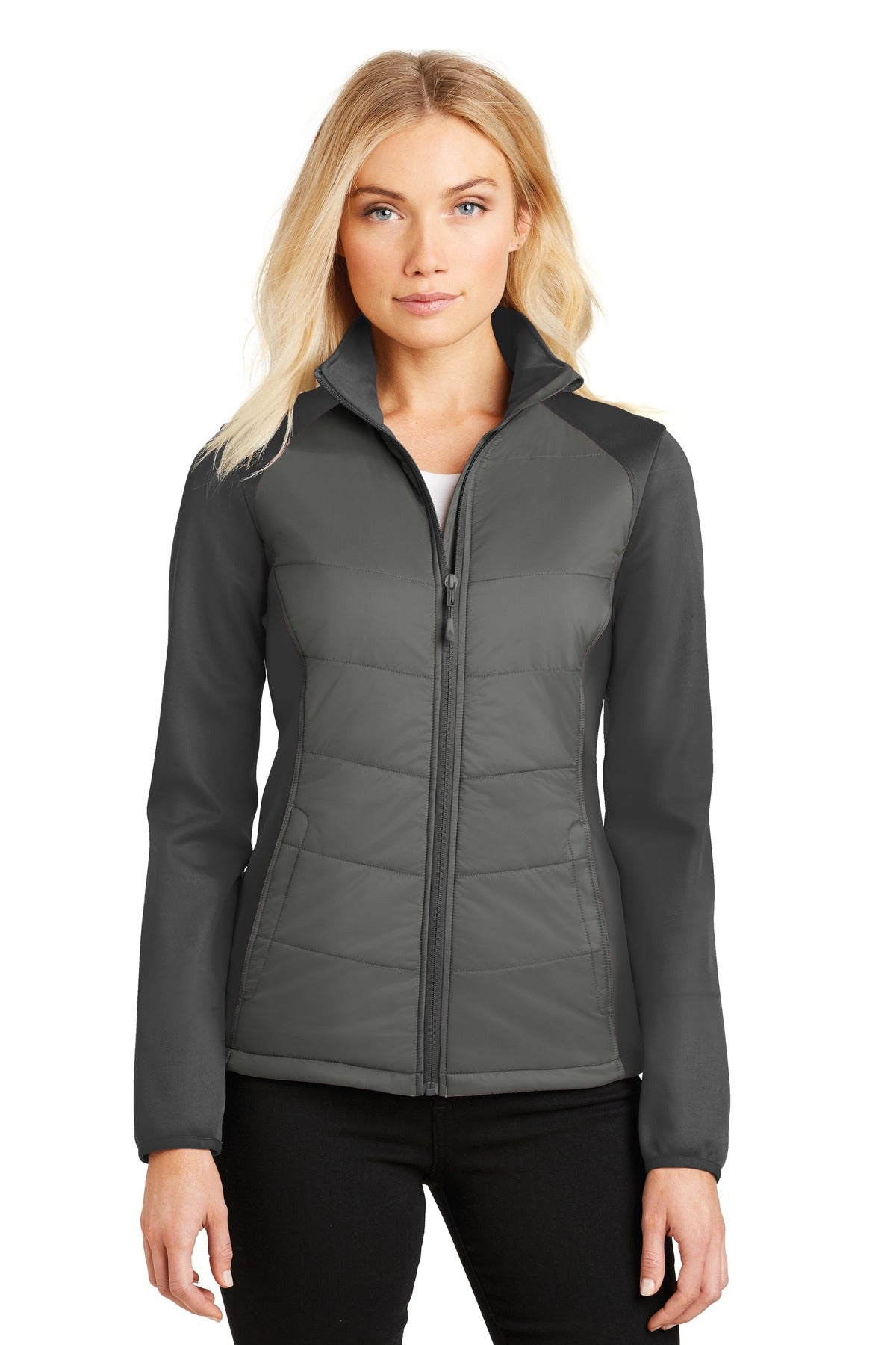 Port Authority® Ladies Hybrid Soft Shell Jacket. L787