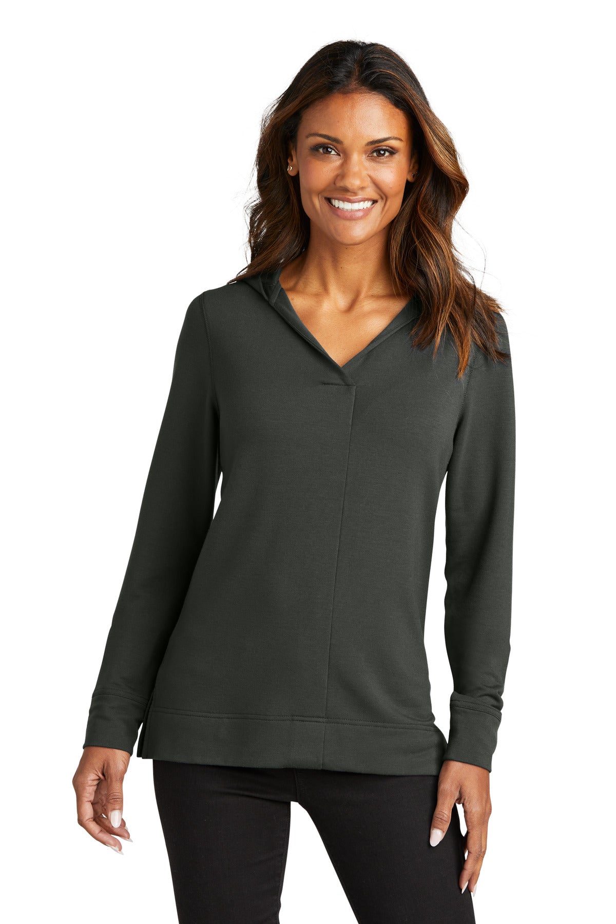 Port Authority® Ladies Microterry Pullover Hoodie LK826