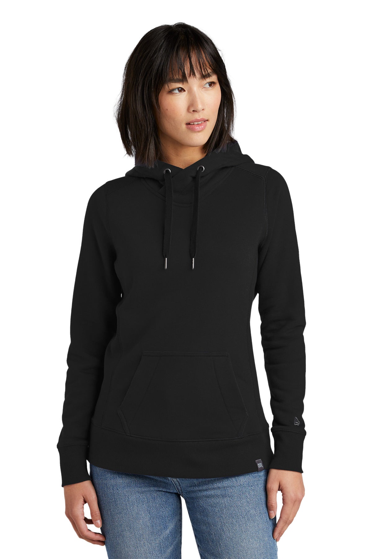 New Era ® Ladies French Terry Pullover Hoodie. LNEA500