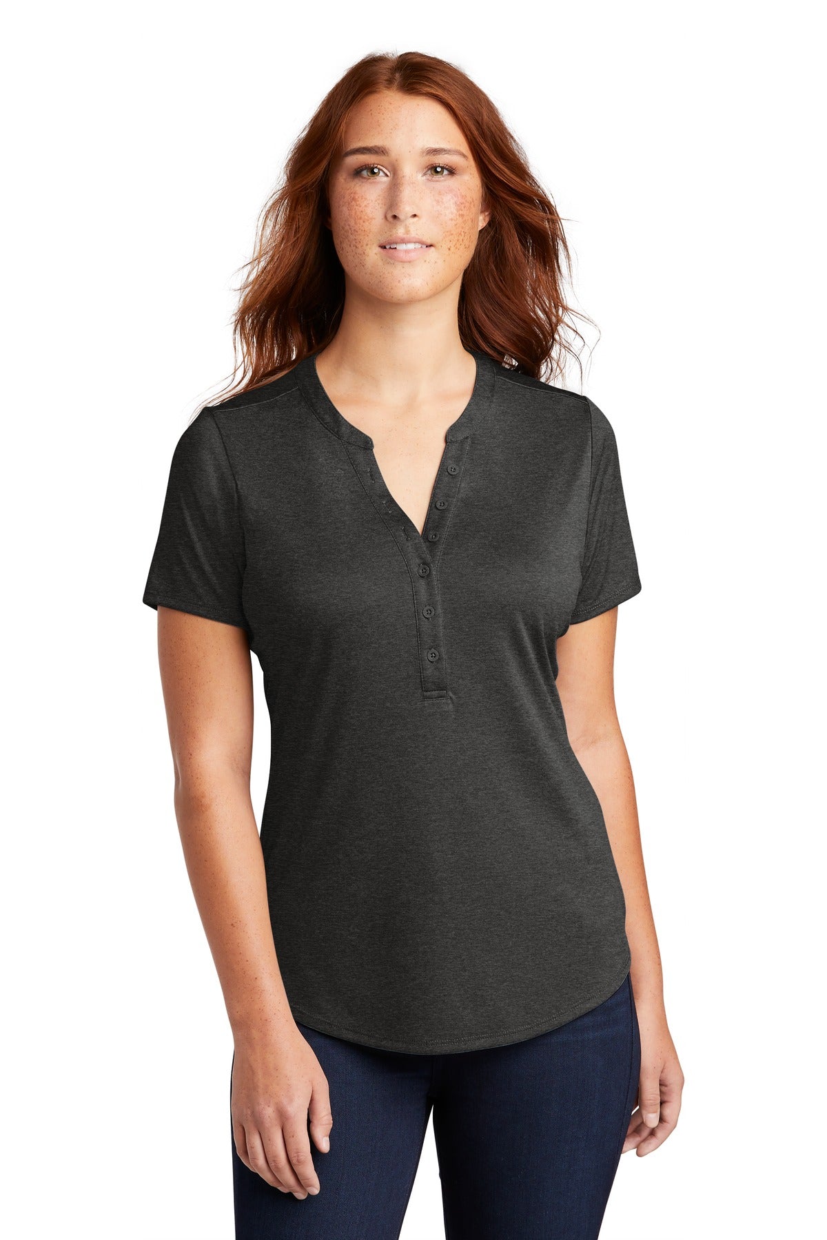 Sport-Tek ® Ladies Endeavor Henley. LST468