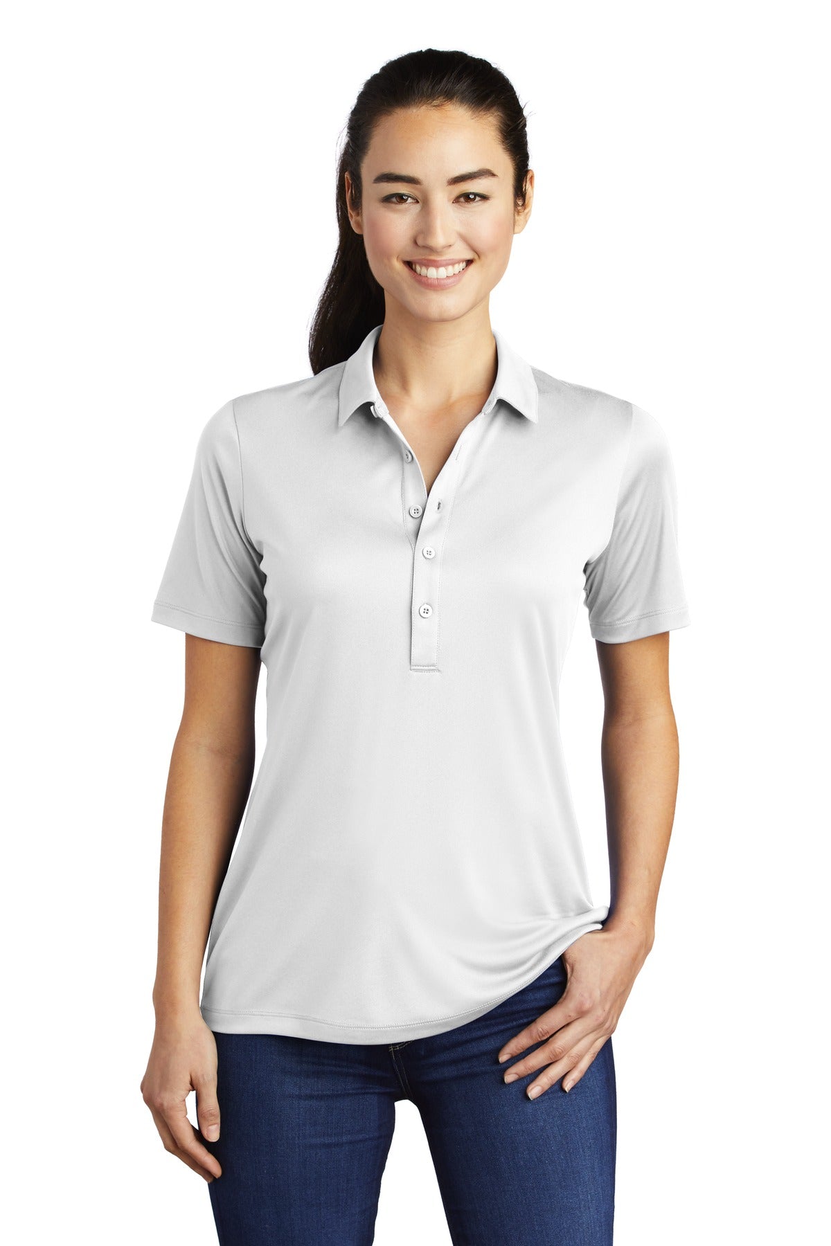 Sport-Tek® Ladies Posi-UV ® Pro Polo.  LST520