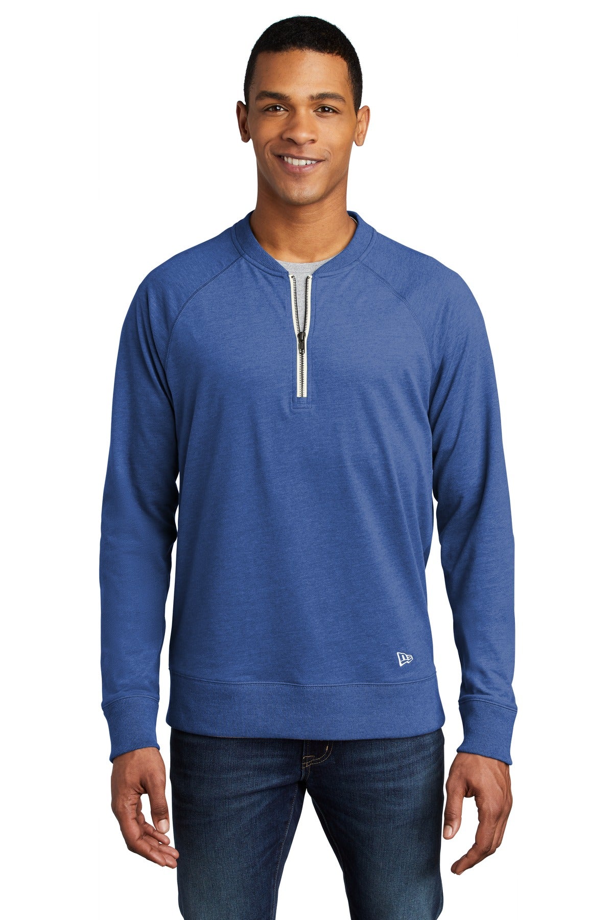 New Era ® Sueded Cotton Blend 1/4-Zip Pullover NEA123