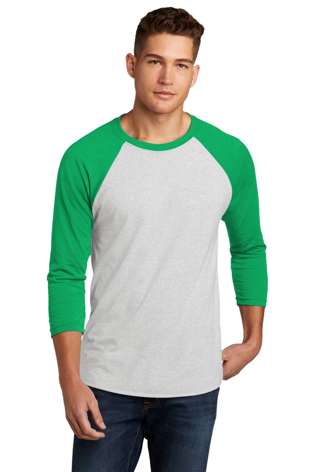 Next Level Apparel®   Unisex Tri-Blend 3/4-Sleeve Raglan Tee. NL6051